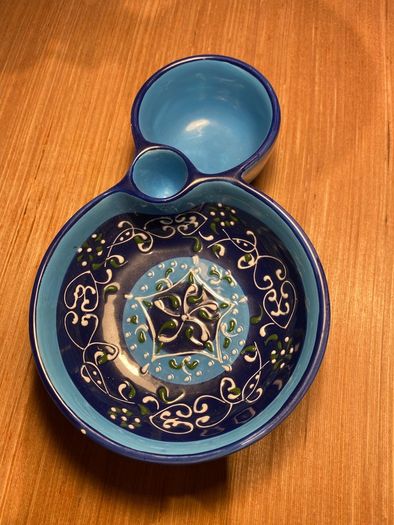 Hand painted dipping bowls