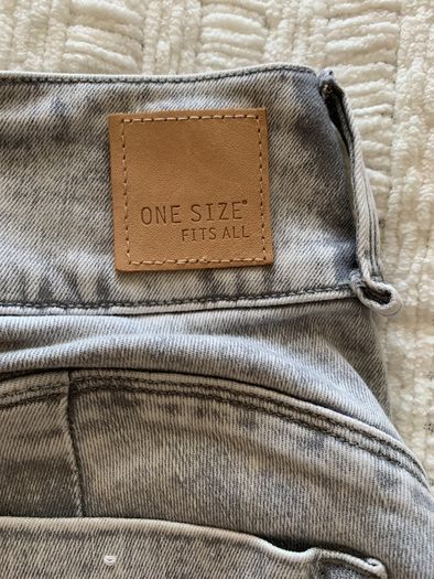 FITS ALL grey jeans like new