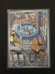 Squirtle #148 Stellar Crown Illustration Rare Pokemon Card