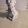 Pastel Grey Collection Hathaway International Dog Figurine Playing With A Shose. Image 2