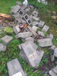 broken blocks