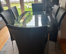 Pre Loved 6 Seater Dining Table with 6 Chairs