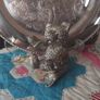 Silver Teddy Bear Ornament Image 3