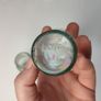 234 - Set of 3 Vintage Clear Glass Bottom Embossed Letters Science Medicine Pills Chemicals Collectible Decorative Jars Image 5
