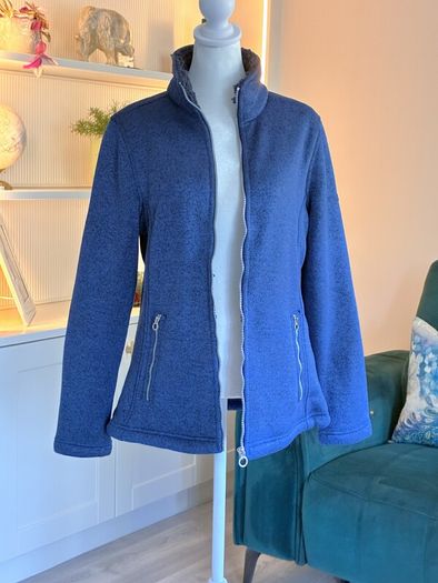 Regatta Womens Mellrey Full Zip Fleece Jacket Navy Blue Size UK 12 / EU 38