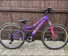 Apollo Independence Girls Mountain Bike Wheel 26" Purple Pink