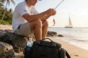 Single Shoulder Sea Fishing Tackle Bags Tackle Storage Backpack for Carp Fishing, Camouflage Outdoor Carryall Bag Hiking Travel Pack
