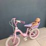 Olivia 14" girls bike - pink/purple Image 7