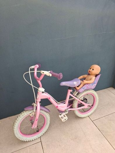 Olivia 14" girls bike - pink/purple