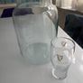 Large Handmade Glass Vase Apothecary Style Image 4