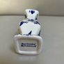 Hand painted Delft bluecolour mini vase Image 5