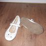 Gorgeous white leather shoes from M&S, size 10, pristine condition Image 3