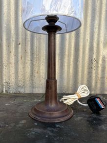 Antique Bakealite Bauhaus table lamp c1940