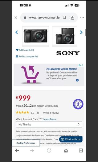 Sony Alpha A6100 Camera Mirrorless