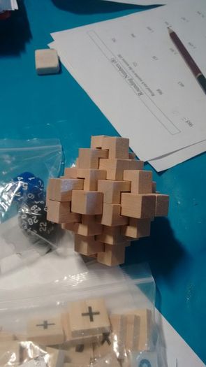 Mental maths dice wooden Abacus puzzle game