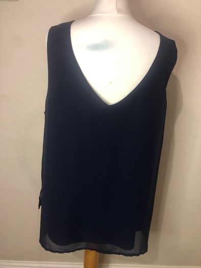 Joanna Hope navy blouse and cami set (size 26)