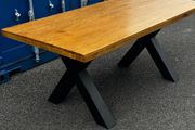 Oak Dining Table 180cm, Ex Display Like New