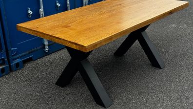 Oak Dining Table 180cm, Ex Display Like New
