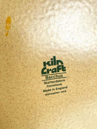 Mid Century Kiln Craft Bacchus Serving Plate, Staffordshire