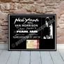 Neil Young Slane Castle 1993 concert poster with ticket reproduction print Image 2