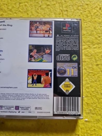 WF Mayhem PlayStation1 Ps1 PlayStation2 Ps2 games Original