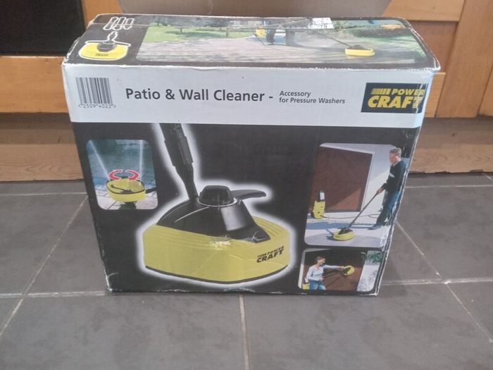 Power craft patio and wall cleaner power washer attachment