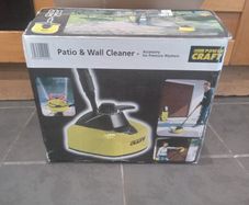 Power craft patio and wall cleaner power washer attachment