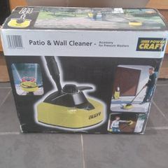 Power craft patio and wall cleaner power washer attachment