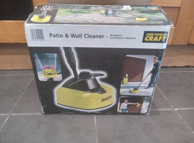 Power craft patio and wall cleaner power washer attachment