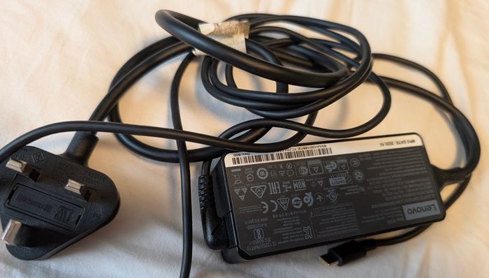Genuine Lenovo 65W adapter, charger. usb C type