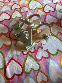 Green kids sandals
