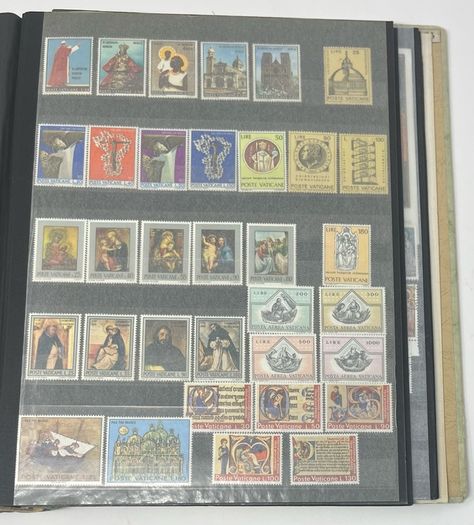 Collection: Vatican City Stamps both mint and used along with some miniature sheets on 40 pages