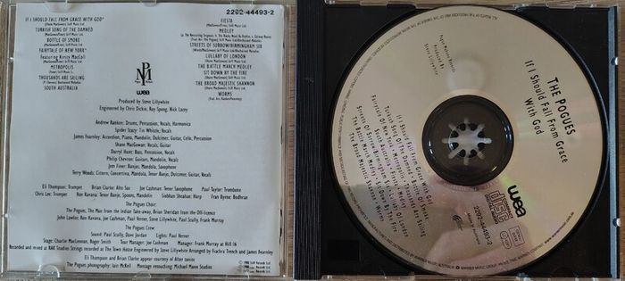 The Pogues - If I Should Fall From Grace With God CD (1988) Folk Punk Rock VG+