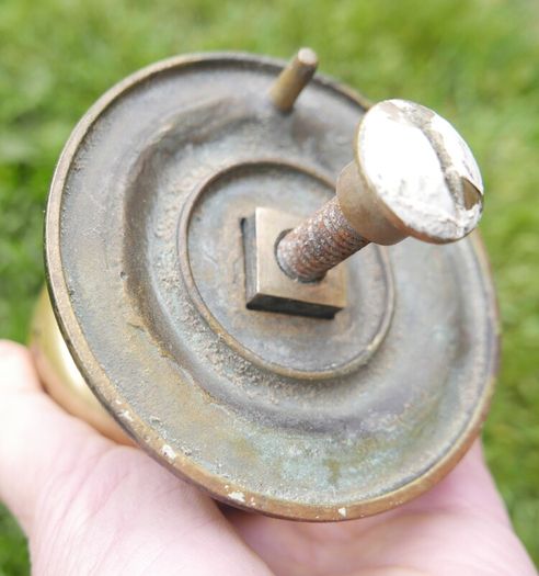 Victorian Heavy Door Brace Set - Letter Plate set  Brass Lion Face  Centre Knob Brass Door Knocker and Letter plate