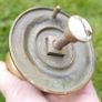 Victorian Heavy Door Brace Set - Letter Plate set  Brass Lion Face  Centre Knob Brass Door Knocker and Letter plate Image 6
