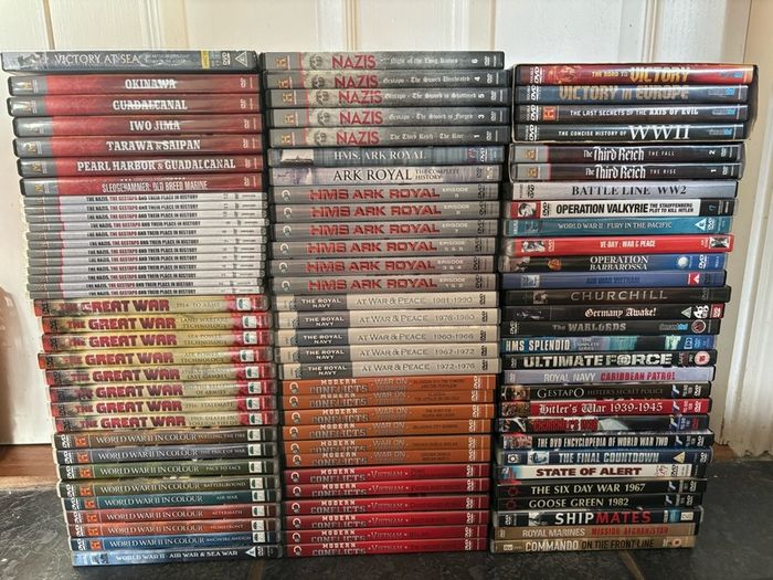 History Channel, Discovery Channel, BBC and more War DVD Bundle