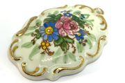Vintage Bavarian Porcelain Pendant: