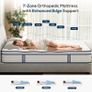 King Mattress 5FT, Memory Foam and 7-Zone Pocket Spring Orthopedic Hybrid King Size Mattress Image 3