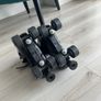 Power adjustable black quad roller skates Image 2