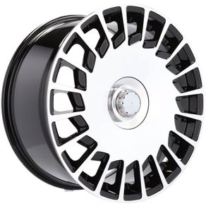 19" MAYBACH Mercedes Type Black Gloss Alloy Wheels Audi Seat Skoda Mercedes VW 5x112