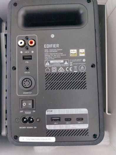 Edifier QR65 loudspeaker Black Wired & Wireless 70 W, Has issue, but is new in box, never used