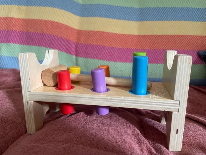 wooden hammer toy