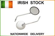 Round Motorcycle Mirrors - Chrome