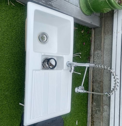 Rangemaster Belfast sink and drainer