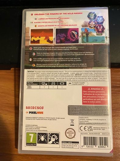 Kaze and The Wild Masks Nintendo Switch