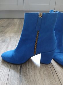 Blue Ankle boots. Size Uk 6. EU 39.