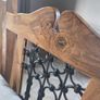 Oak table and 6 chairs Image 6