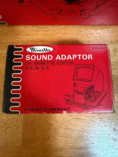 Minette S-5. Viewer Editor. and Minette Sound Adaptor. S-4/S-5. Both in Original Boxes.