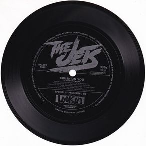 The Jets Crush On You Flexi Disc Presented With Look In 1985