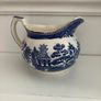 Willow Pattern D Mark Jug 1940s Image 3